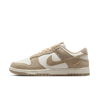 (Women) Nike Dunk Low Sale/White/Metallic Gold/Linen IO4244-101
