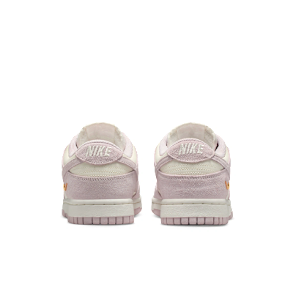 (Women) Nike Dunk Low Sale/White/Metallic Gold/Pearl Pink