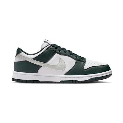 (W) Nike Dunk Low Seaweed Metallic Silver