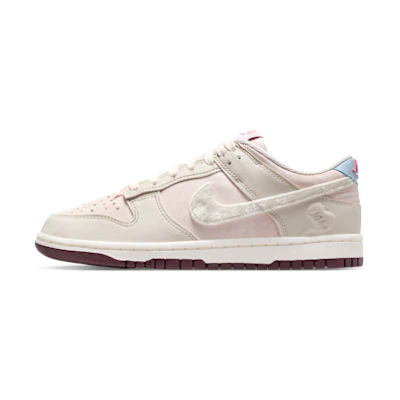 (W) Nike Dunk Low Silt Red/Light Bone/Burgundy Crush/Sail