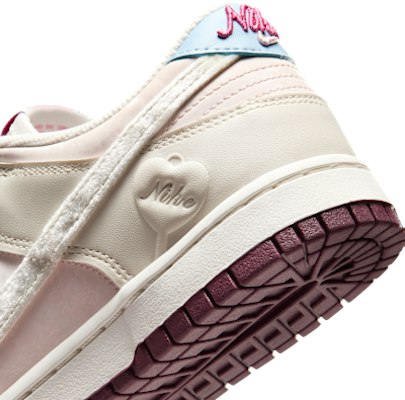 (W) Nike Dunk Low 粉紅泥紅/淺骨白/酒紅/帆白 IQ1145-610 1