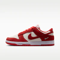 (Women) Nike Dunk Low Suede Sale/White/Metallic Silver/Light Crimson IO4244-103 (Women) Nike Dunk Low Suede Sale/White/Metallic Silver/Light Crimson IO4244-103