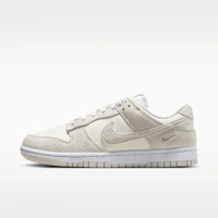 (Women) Nike Dunk Low Suede Sale/White/Metallic Silver/Best Gray IO4244-105 (Women) Nike Dunk Low Suede Sale/White/Metallic Silver/Best Gray IO4244-105