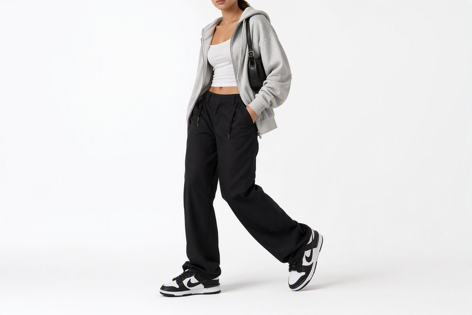 Order (W) Nike Dunk Low Twist ''Panda'' Sneakers DZ2794-001