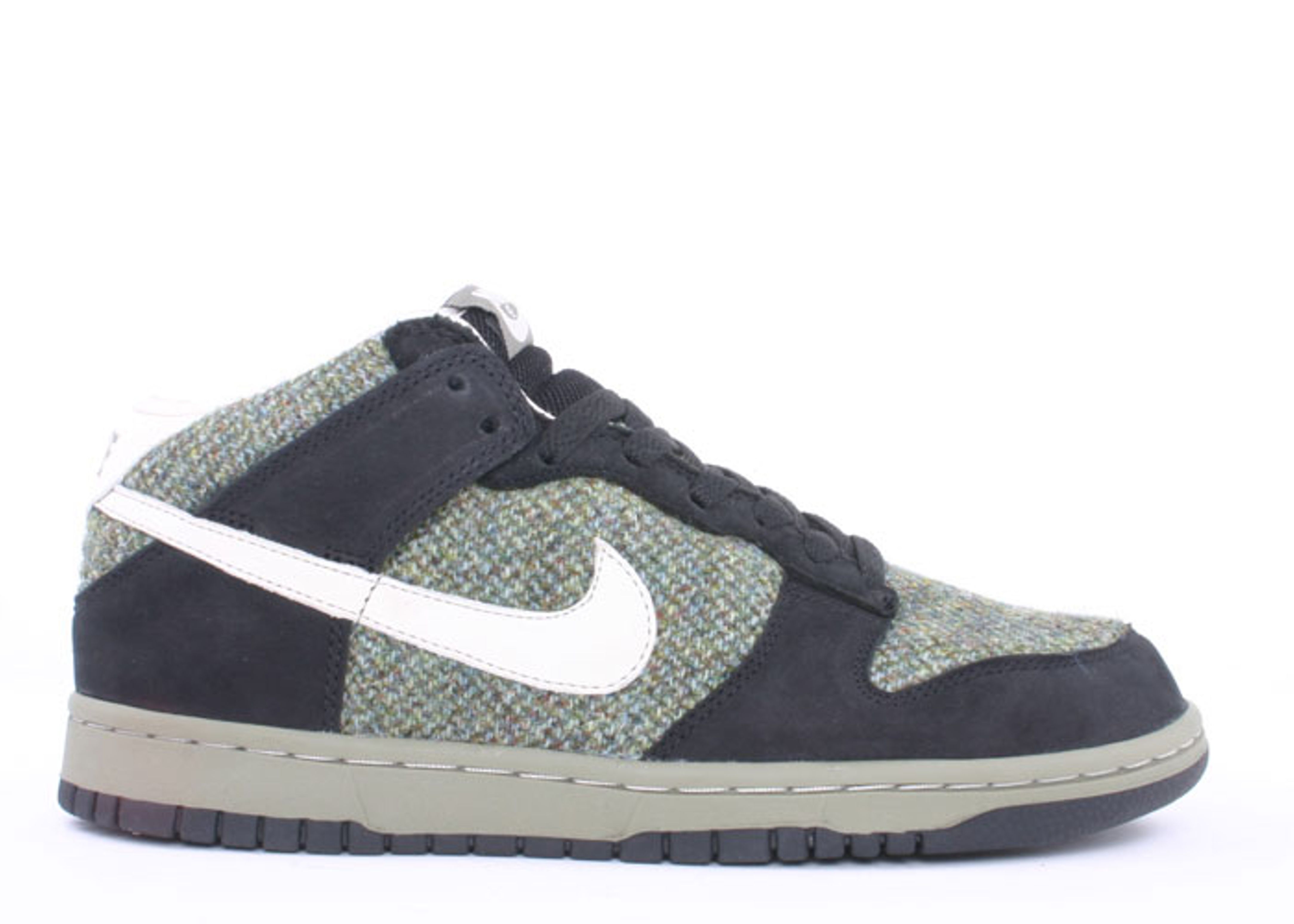 (Women) Nike Dunk Mid Premium Tweed 'Black' 309362-021