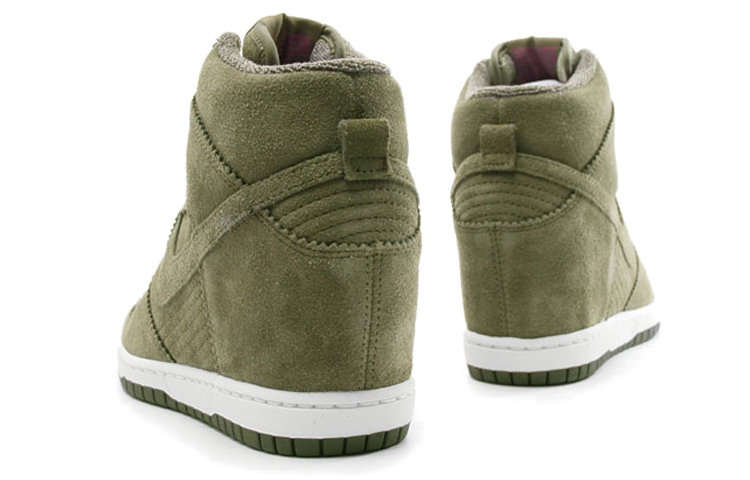 Lookbook (W) Nike Dunk Sky Hi 'Olive Sedang' 528899-200