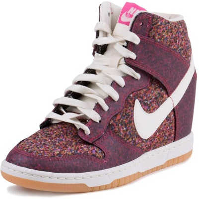 (Women) Nike Dunk Sky Hi Liberty Digital Floral 'Red' 540859-600 Lookbook (Women) Nike Dunk Sky Hi Liberty Digital Floral 'Red' 540859-600