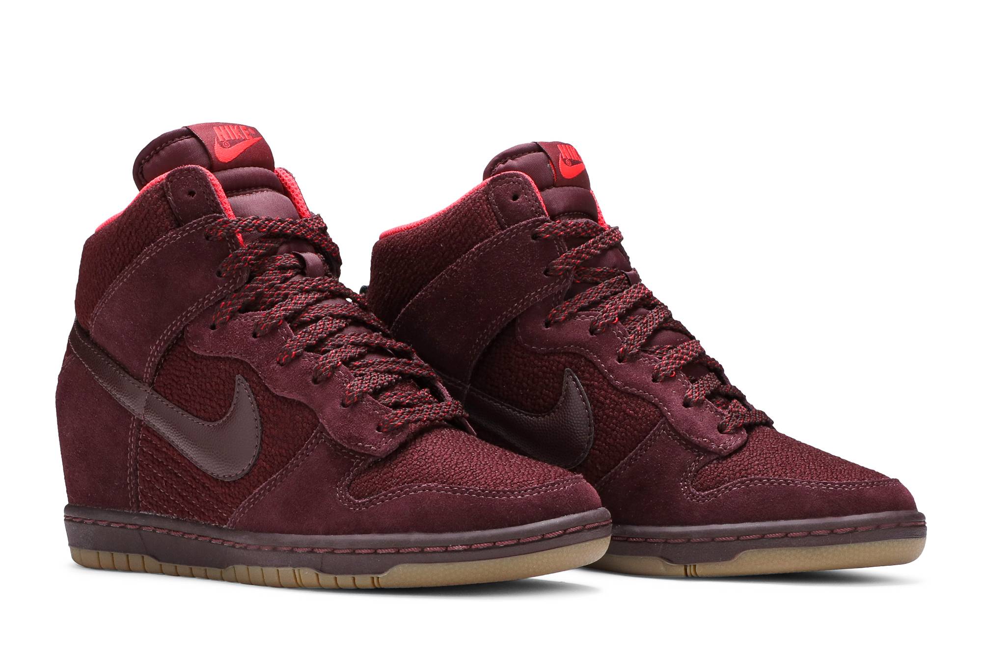 Nike dunk sky hi mesh white top