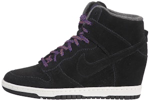 (Women) Nike Dunk Sky High 'Black Court Purple' 528899-014 (Women) Nike Dunk Sky High 'Black Court Purple' 528899-014