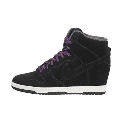 (W) Nike Dunk Sky High 'Black Court Purple'