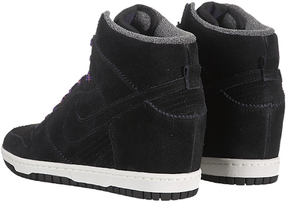 (Women) Nike Dunk Sky High 'Black Court Purple' 528899-014 Lookbook (Women) Nike Dunk Sky High 'Black Court Purple' 528899-014