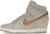 (W) Nike Dunk Sky High 'Light Bone Merah Gangsa Metalik' 528899-013