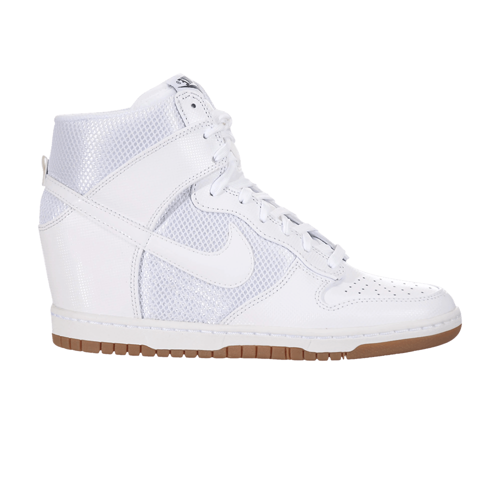 Buy (W) 나이키 덩크 스카이 하이 '화이트 검' 579763-100