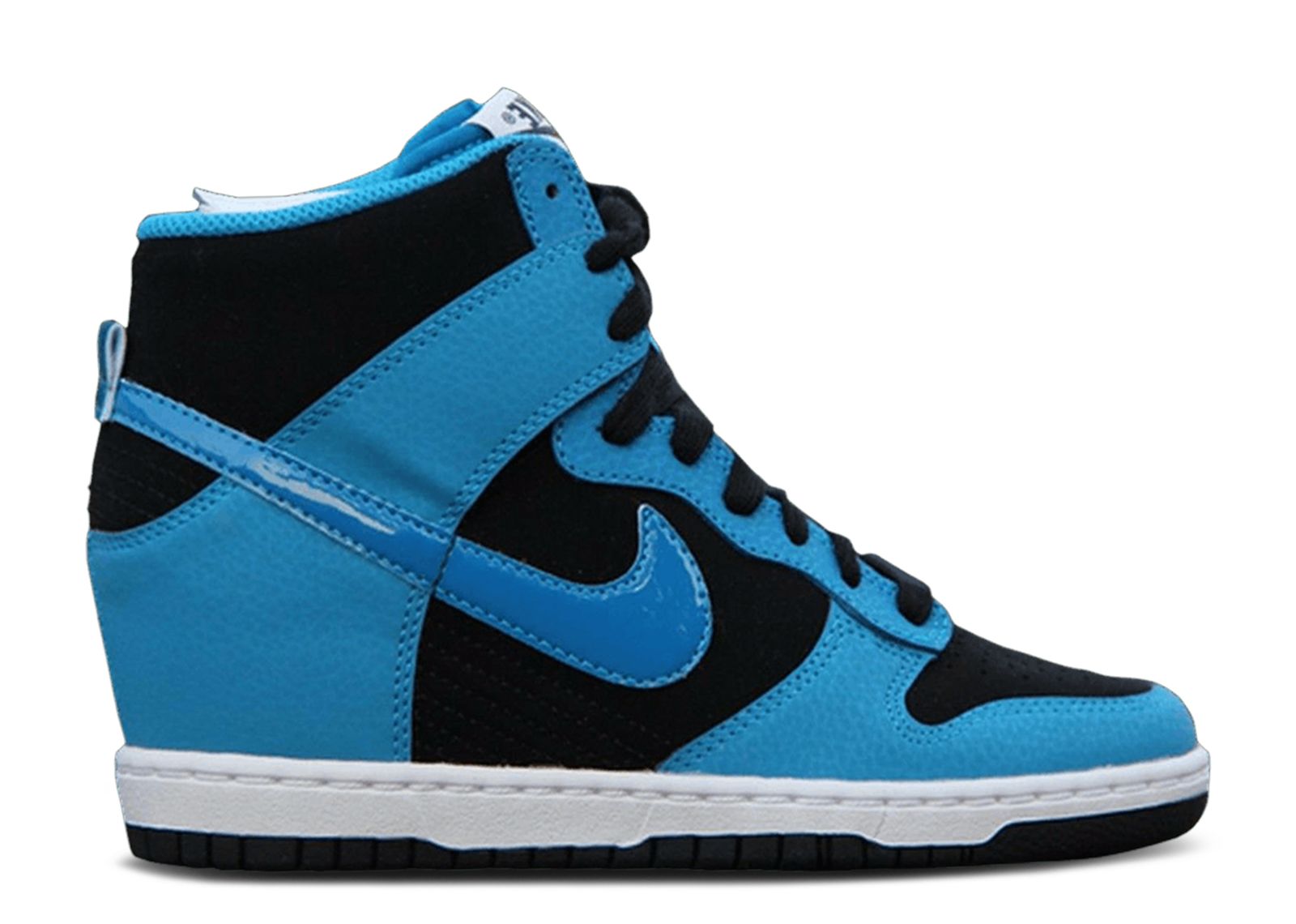 (Women) Nike Dunk Sky High Essential 'Black Blue Lacquer' 644877-009