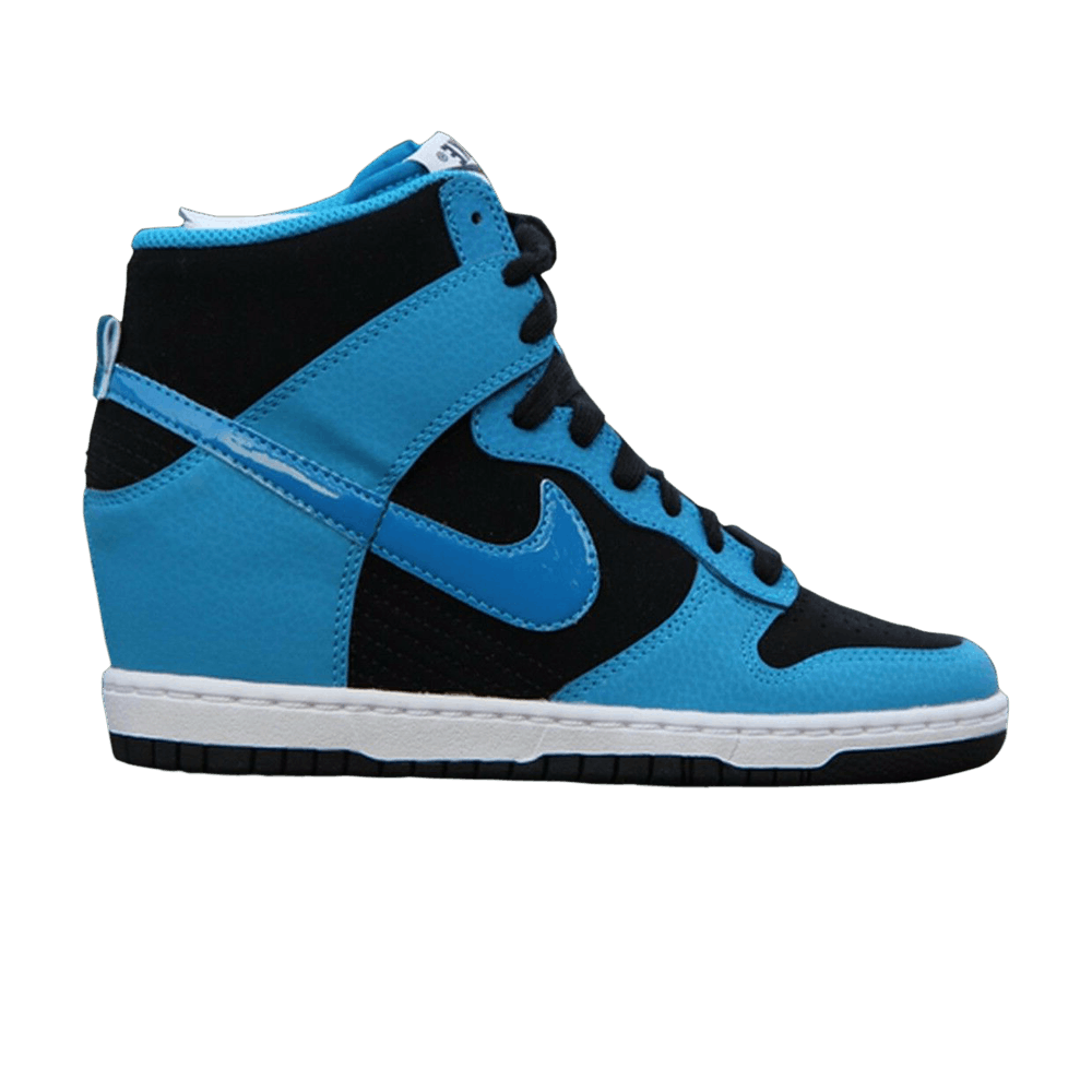 (Women) Nike Dunk Sky High Essential 'Black Blue Lacquer' 644877-009
