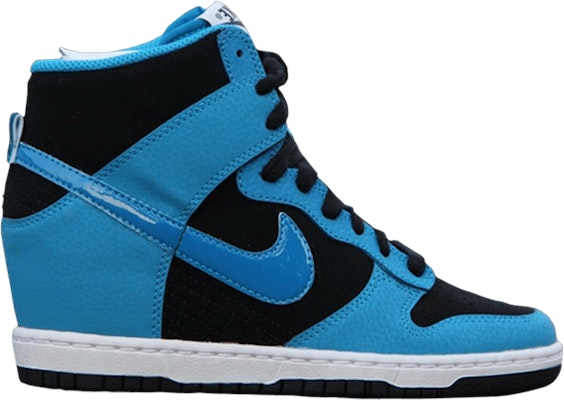 (W) Nike Dunk Sky High Essential 'Hitam Biru Lacquer' 644877-009 Buy (W) Nike Dunk Sky High Essential 'Hitam Biru Lacquer' 644877-009