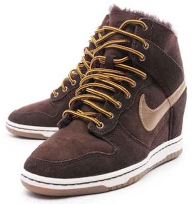 (W) Nike Dunk Sky High PRM 'Coklat Putih' Wanita 548737-200 Order (W) Nike Dunk Sky High PRM 'Coklat Putih' Wanita 548737-200