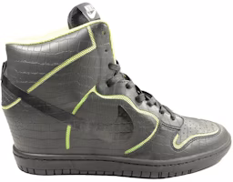 (Women) Nike Dunk Sky High Sneakers Black/Green 705488-001 (Women) Nike Dunk Sky High Sneakers Black/Green 705488-001