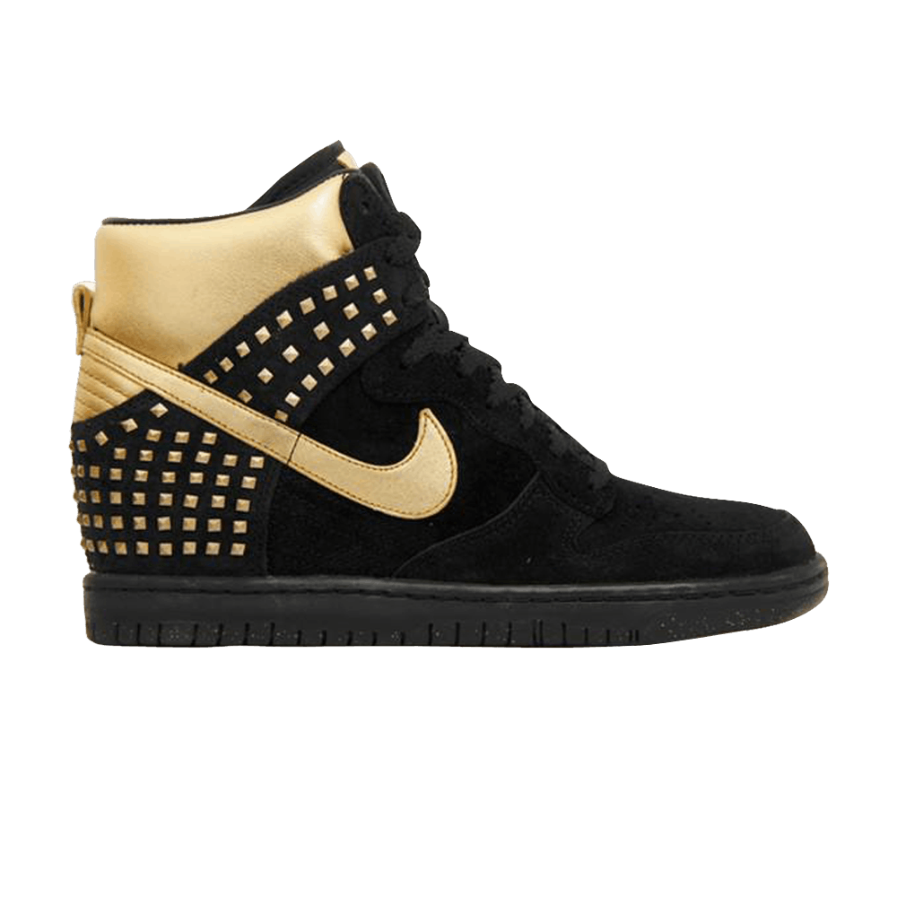 Buy （女性）Nike Dunk Sky High Studs QS '黑色金屬金' 615873-001