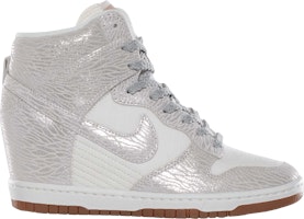 (Women) Nike Dunk Sky High Vintage 'Sail Metallic Silver' 543257-100 (Women) Nike Dunk Sky High Vintage 'Sail Metallic Silver' 543257-100