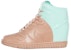 (W) Nike Dunk Sky High VT QS 'Vachetta Tan Arctic Green' - Perempuan Kasut Tan Arctic 611908-201