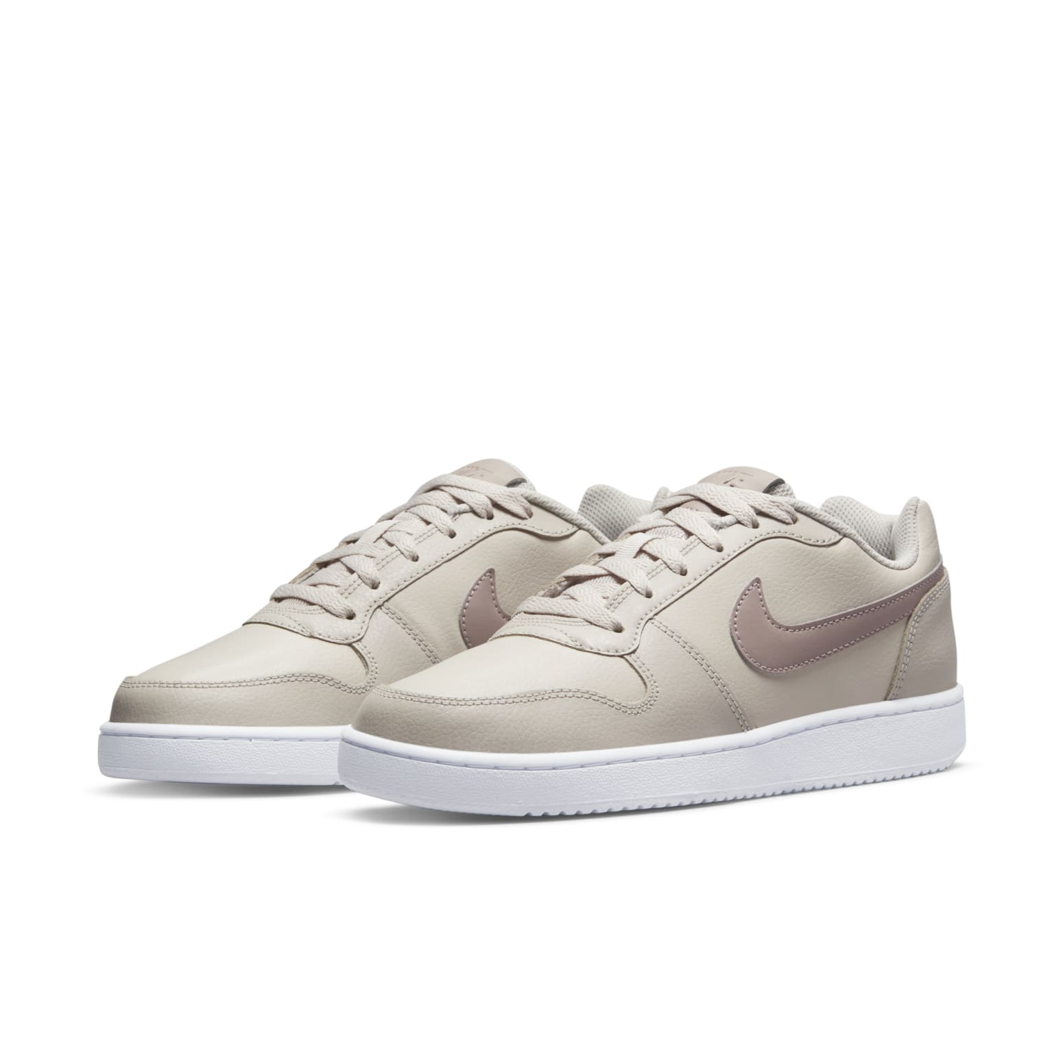(W) Nike Ebernon Low 'Desert Sand Diffused Taupe White' 圖 4