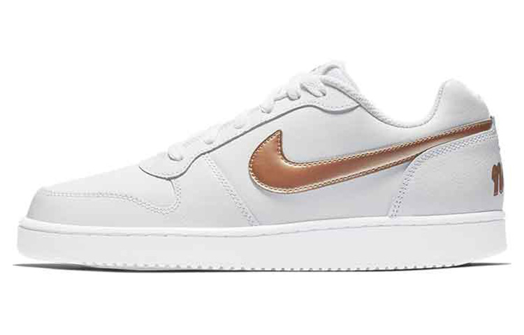 (Women) Nike Ebernon Low /Gold 'White' BV1156-100