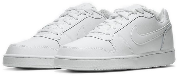 Nike EBERNON Low 防滑 低筒 滑板鞋 女款 純白 Lookbook Nike EBERNON Low 防滑 低筒 滑板鞋 女款 純白