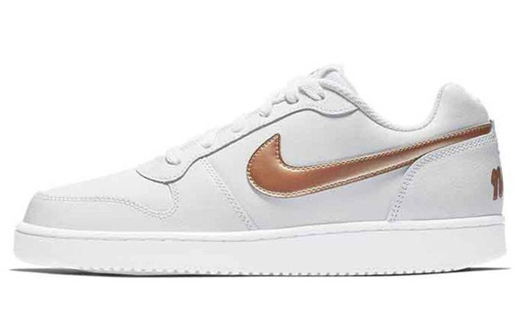 (Women) Nike Ebernon Low Sneakers White/Gold BV1156-002