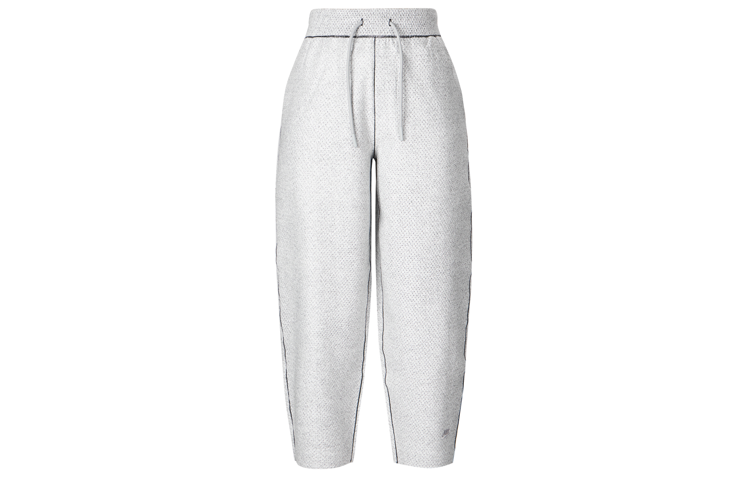 (Women) Nike Embroidered Logo Casual Sports Pants Light Smoke Grey DQ6682-084