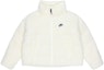 Order (Women) Nike Embroidered Logo Sherpa Fleece Winter Jacket Down Coat Off-White DD4655-715