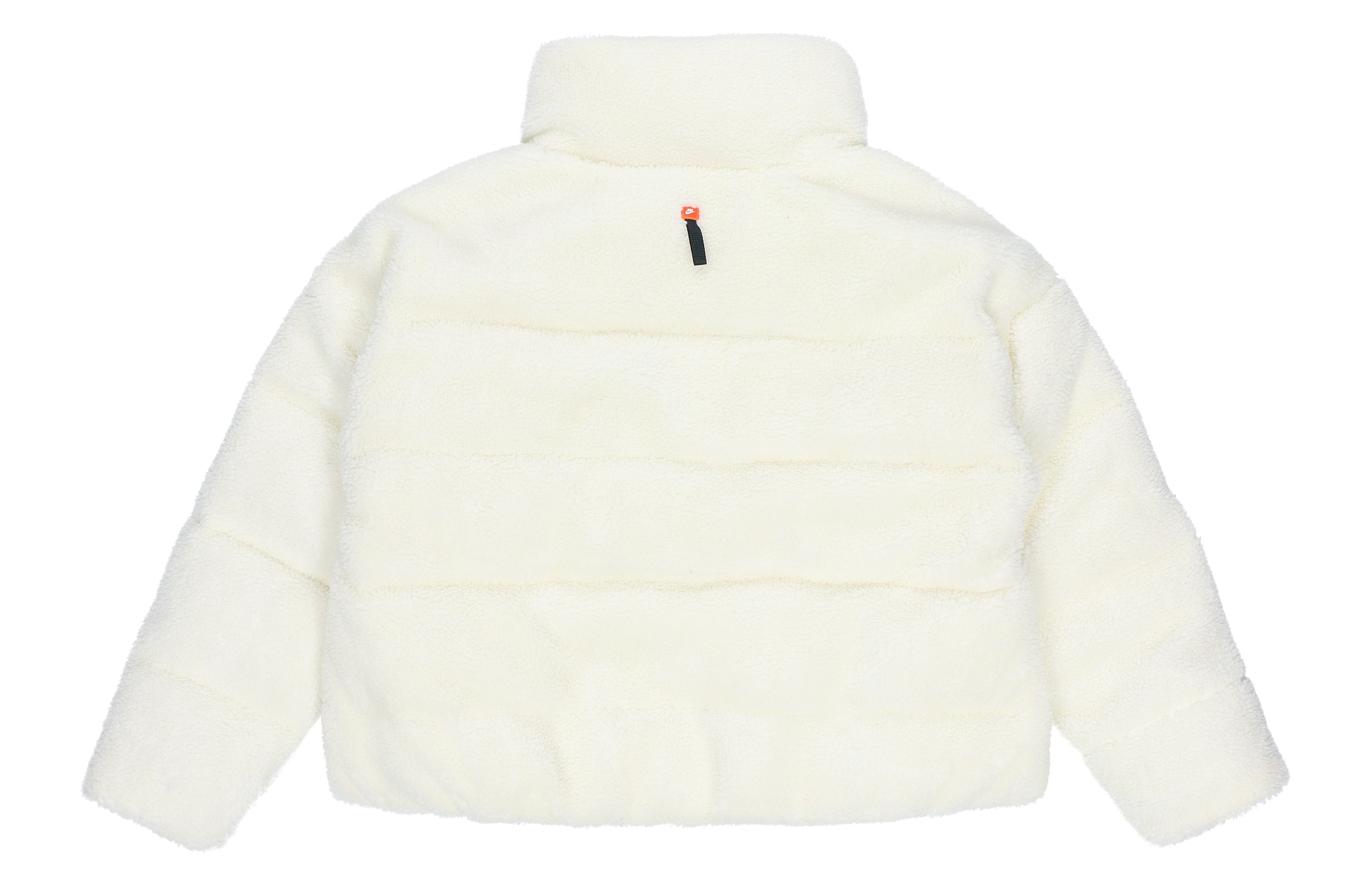Lookbook (Women) Nike Embroidered Logo Sherpa Fleece Winter Jacket Down Coat Off-White DD4655-715