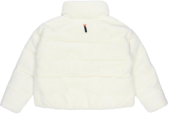 (Women) Nike Embroidered Logo Sherpa Fleece Winter Jacket Down Coat Off-White DD4655-715 Lookbook (Women) Nike Embroidered Logo Sherpa Fleece Winter Jacket Down Coat Off-White DD4655-715