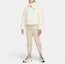 Shop (Women) Nike Embroidered Logo Sherpa Fleece Winter Jacket Down Coat Off-White DD4655-715