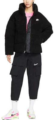 (Women) Nike Embroidered Logo Stand Collar Zip Jacket Black DV6676-010 Shop (Women) Nike Embroidered Logo Stand Collar Zip Jacket Black DV6676-010