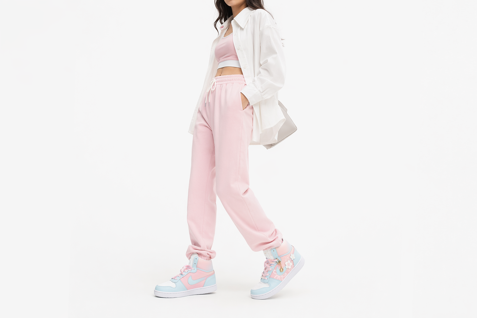 Order (W) Nike ENERNON Mid ''Sakura Lover'' Sneaker AQ1778-100（team109）
