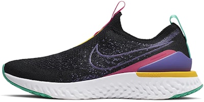 (Women) Nike Epic Phantom React Flyknit 'Black Multi' CK0819-001 (Women) Nike Epic Phantom React Flyknit 'Black Multi' CK0819-001