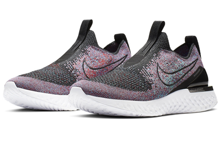 Lookbook (W) 耐克Epic Phantom React Flyknit 黑色大学红灵动翡翠 BV0415-002