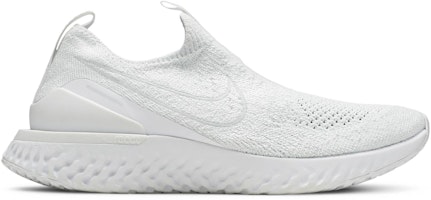 (Women) Nike Epic Phantom React Flyknit White Pure Platinum BV0415-100 (Women) Nike Epic Phantom React Flyknit White Pure Platinum BV0415-100