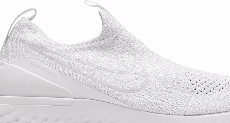 (Women) Nike Epic Phantom React Flyknit White Pure Platinum BV0415-100 Order (Women) Nike Epic Phantom React Flyknit White Pure Platinum BV0415-100