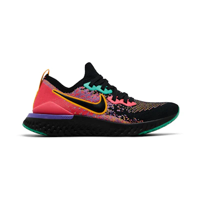 (W) Nike Epic React Flyknit 2 'Black Ember Glow'