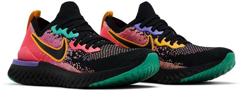 (W) Nike Epic React Flyknit 2 'Hitam Ember Glow' CK0818-001 Cheap (W) Nike Epic React Flyknit 2 'Hitam Ember Glow' CK0818-001