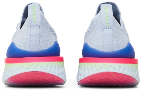 (Wanita) Nike Epic React Flyknit 2 'Biru Hidrogen' BQ8927-453 Details for (Wanita) Nike Epic React Flyknit 2 'Biru Hidrogen' BQ8927-453