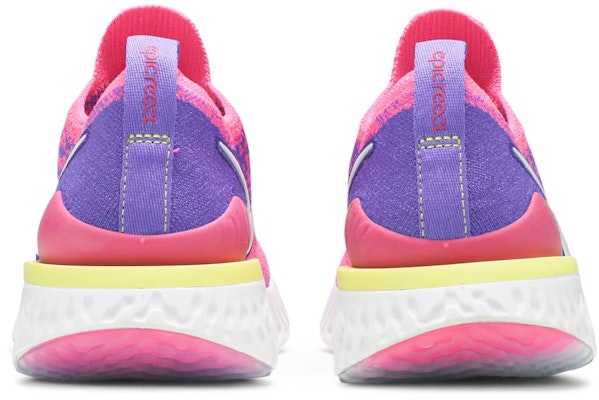 (W) Nike Epic React Flyknit 2 'Láser Fucsia Pulso' CK0821-600 Details for (W) Nike Epic React Flyknit 2 'Láser Fucsia Pulso' CK0821-600