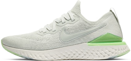 (Women) Nike Epic React Flyknit 2 'Silver Lime' BQ8927-005 (Women) Nike Epic React Flyknit 2 'Silver Lime' BQ8927-005