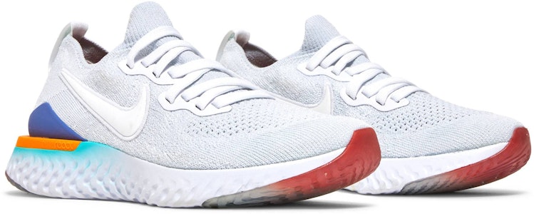 (W) Nike Epic React Flyknit 2 'Putih Hyper Jade Ember Glow' BQ8927-104 Cheap (W) Nike Epic React Flyknit 2 'Putih Hyper Jade Ember Glow' BQ8927-104