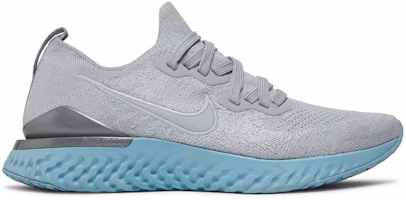 (Women) Nike Epic React Flyknit 2 'Wolf Grey Ocean Bliss' BQ8927-007 (Women) Nike Epic React Flyknit 2 'Wolf Grey Ocean Bliss' BQ8927-007