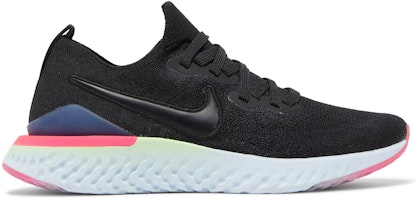 (Women) Nike Epic React Flyknit 2 Black Sapphire Hyper Pink BQ8927-003 (Women) Nike Epic React Flyknit 2 Black Sapphire Hyper Pink BQ8927-003