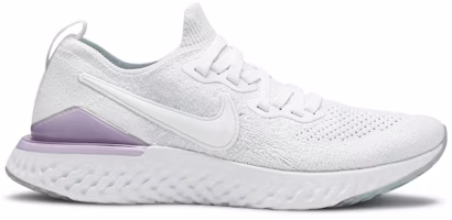 (Women) Nike Epic React Flyknit 2 White Pink Foam BQ8927-101 (Women) Nike Epic React Flyknit 2 White Pink Foam BQ8927-101