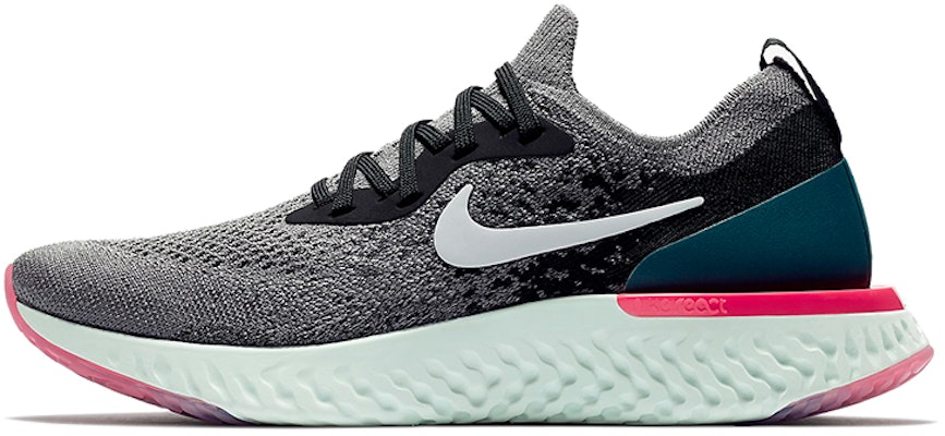 Nike Epic React Flyknit 1 低筒 跑步鞋 女款 灰藍粉 Buy Nike Epic React Flyknit 1 低筒 跑步鞋 女款 灰藍粉